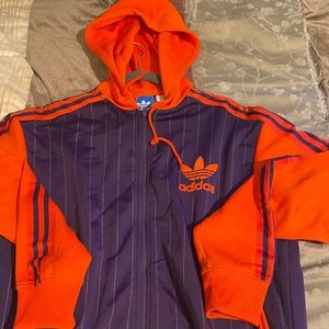 Adidas vintage sweat jackets